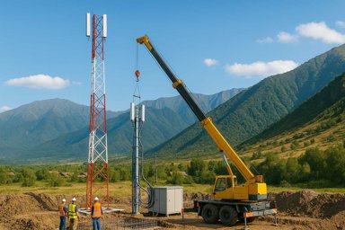 Антенно-мачтовое сооружение для базовой станции