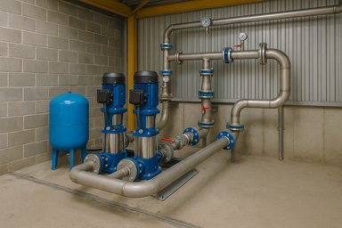 Монтаж насосной станции и КНС