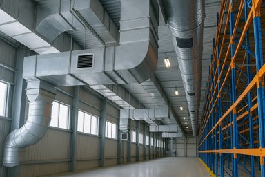 Система дымоудаления на складском комплексе