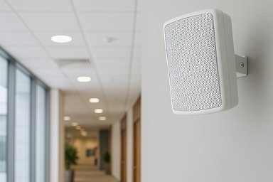 Речевое оповещение в бизнес-центре